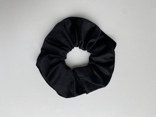 Black velvet scrunchie