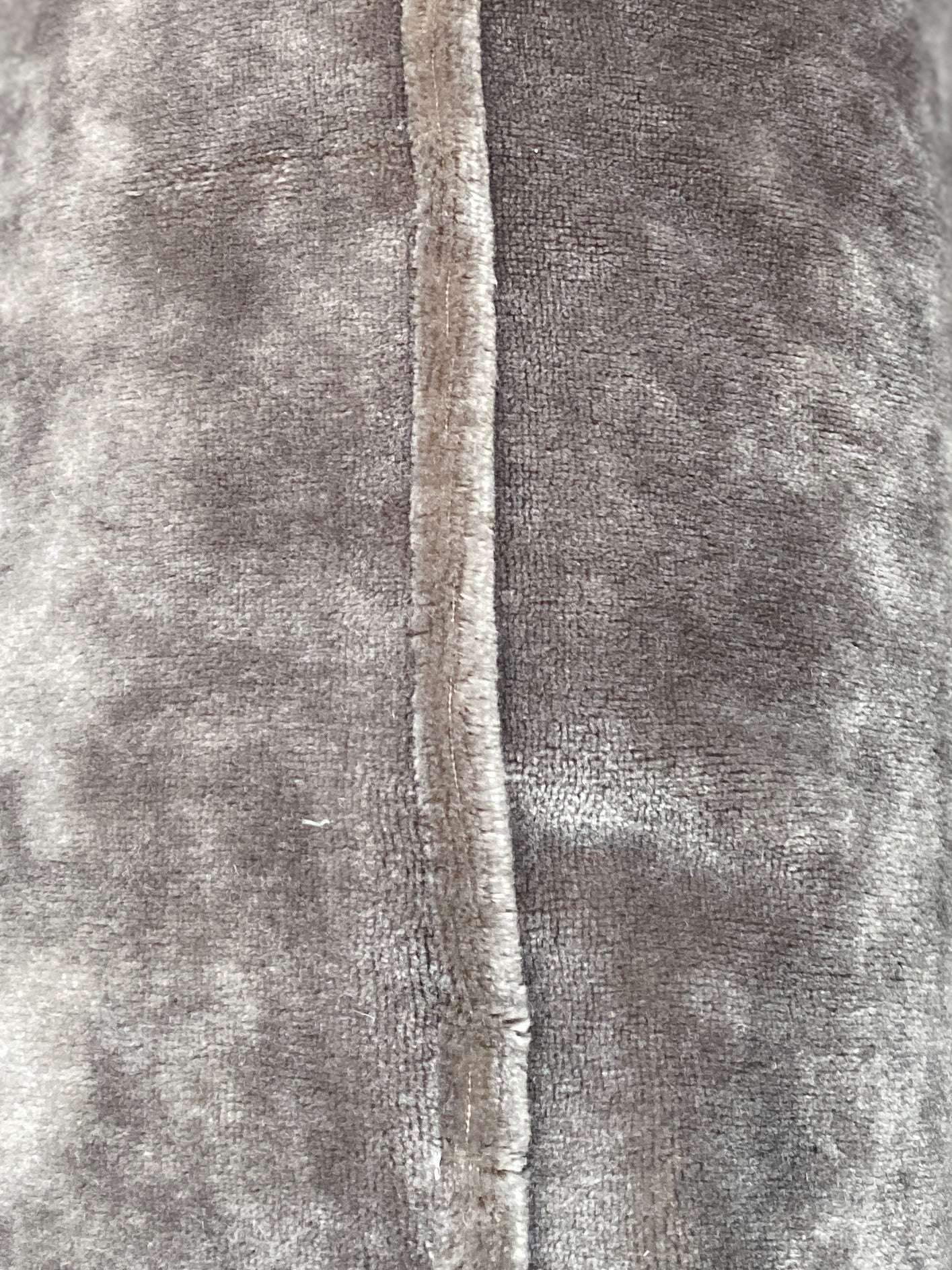 Grey luxury velvet cushion